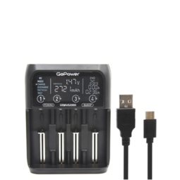 Зарядное устройство GoPower Genius2000 Ni-MH/Ni-Cd/Li-ion/IMR/LiFePO4 4 слота (40)