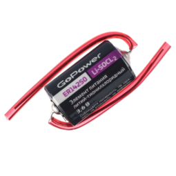 Батарейка GoPower ER14250 1/2AA Li-SOCl2 3.6V PB1 аксиал (10)(500)