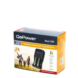 Зарядное устройство GoPower Basic 250 Ni-MH/Ni-Cd 4 слота (20)(40)