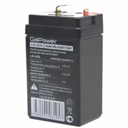 Аккумулятор GoPower LA-430 4V 3Ah (20)