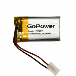 Аккумулятор GoPower LP502035 Li-Pol 3.7V 300mAh PB1 (10)(250)