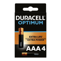Батарейка Duracell LR03 Optimum (OP2400) BL4 (40)