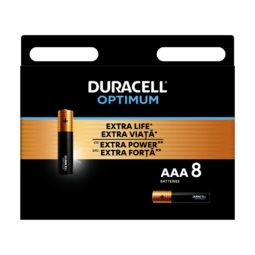 Батарейка Duracell LR03 Optimum (OP2400) BL8 (64)