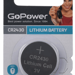 Батарейка GoPower CR2430 BL1 (40)(2000)