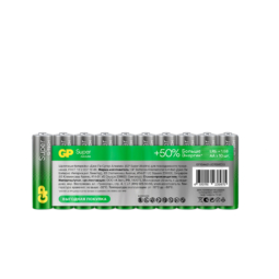 Батарейка GP LR6 (15A, AA) Super 1.5V SR10 (100)(800)