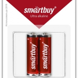 Батарейка Smartbuy LR6 BL2 (24)(240)