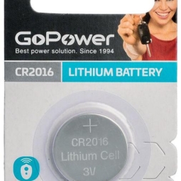 Батарейка GoPower CR2016 BL1 (50)(2000)