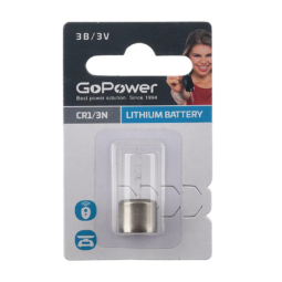 Батарейка GoPower CR1/3N BL1 (20)(500)