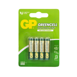 Батарейка GP R03 (24G, AAA) Greencell 1.5V BL4 (40)(480)