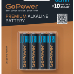 Батарейка GoPower LR03 BL4 Ultra