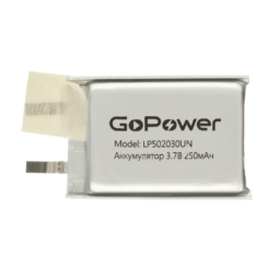 Аккумулятор GoPower LP502030UN Li-Pol 3.7V 250mAh б/з PB1