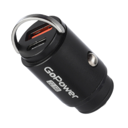 Автомобильное зарядное устройство GoPower GPQC12-1U 1USB чёрный